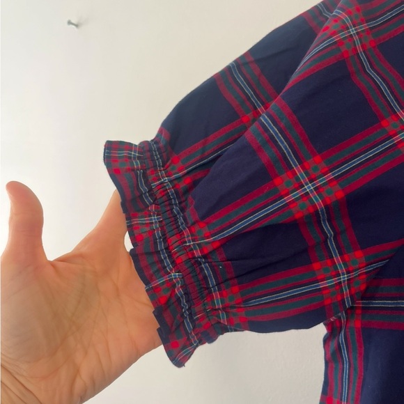 HILL HOUSE KATHERINE NAP DRESS IN NAVY TARTAN SIZE M *NEW WITH TAGS* - Picture 4 of 6